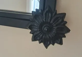 Recibidor de forja con espejo y consola