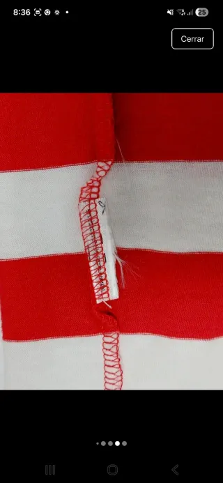 Camiseta Polo Ralph Lauren rayas rojas y blancas