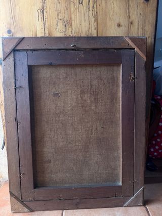 Antiguo cuadro/ pintura de iglesia (medidas 65x52)