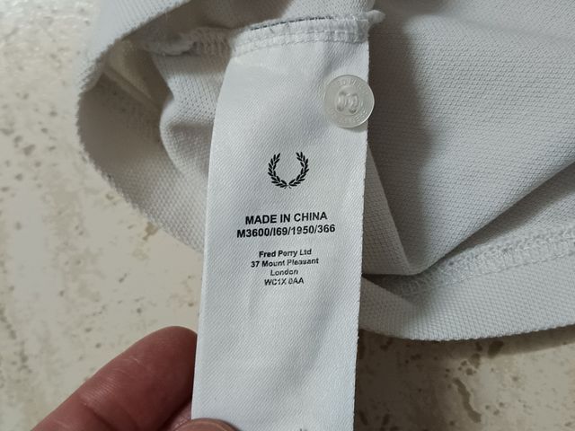 Polo Fred Perry Talla S
