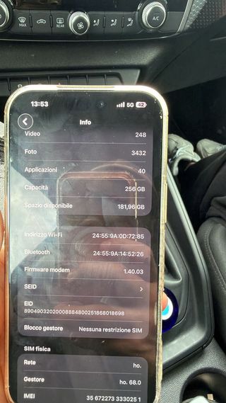 iPhone 17 Pro Max Argento/Bianco