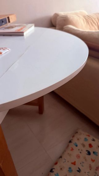 Mesa de cocina madera maciza patas