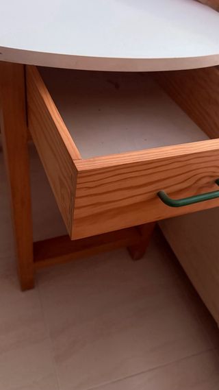 Mesa de cocina madera maciza patas