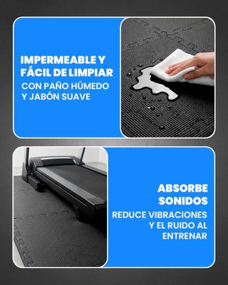 Esterillas Puzzle Suelo Gimnasio 28 Piezas