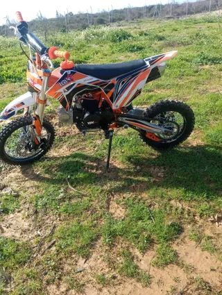 Moto Cross Krx Beta Pro 125cc Naranja/Blanco