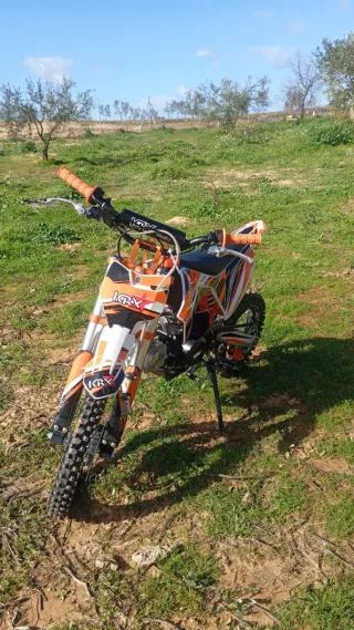 Moto Cross Krx Beta Pro 125cc Naranja/Blanco