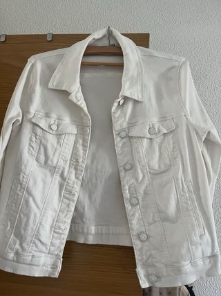 Chaqueta vaquera Vero Moda blanca Talla L
