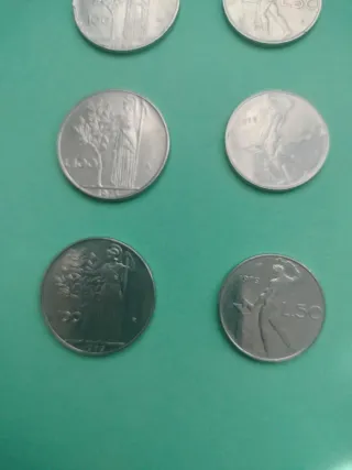 Lotto di 10 Monete Italiane Lire