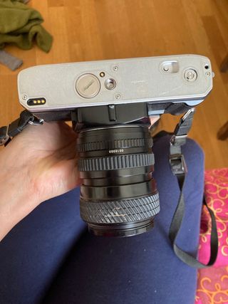Minolta X-300 con flash Cullmann SL 28