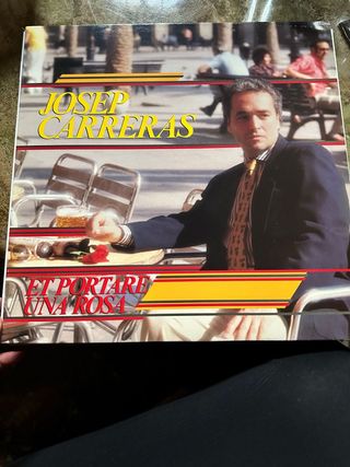 Vinilo Josep Carreras – Et Portare Una Rosa