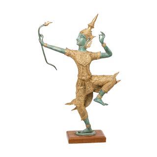 Escultura Bronce Tailandesa | Príncipe Arquero Ram