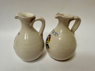Set Olio e Aceto con Galletto Ceramica