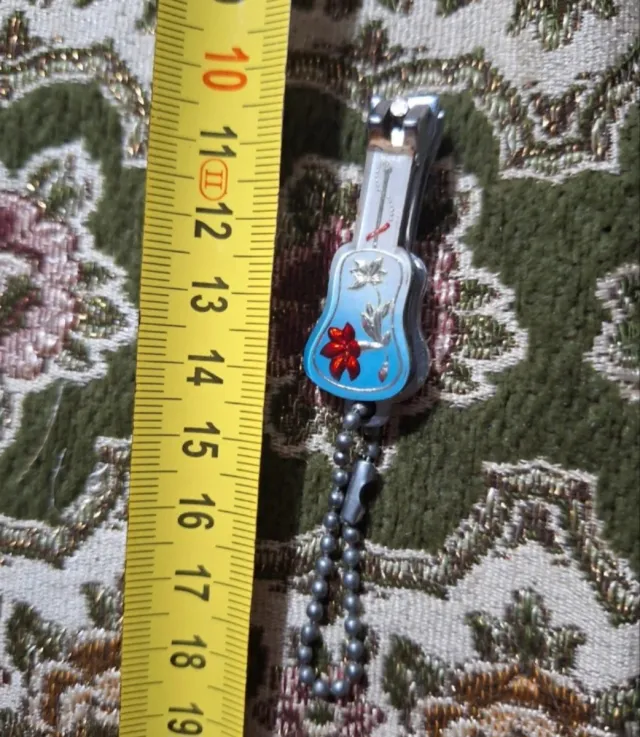 Monedero piel y cortauñas. Vintage