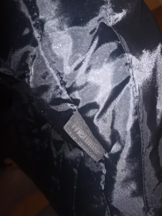 Chaqueta de motorista negra