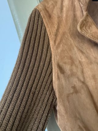 Massimo Dutti Chaqueta Ante y Punto