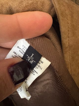 Massimo Dutti Chaqueta Ante y Punto