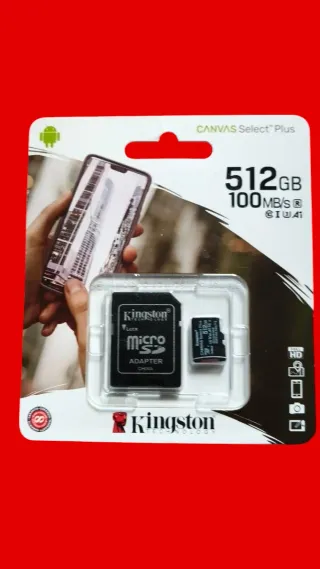 Micro SD Kingston 512GB Canvas Select Plus