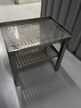 Soporte acero inoxidable para lavavajillas
