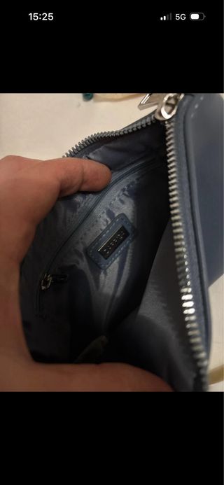 Lotto cosmetici e pochette blu