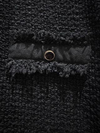 Vestido Zara Woman Negro Mini
