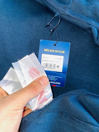 Sudadera FC Barcelona Azul Original