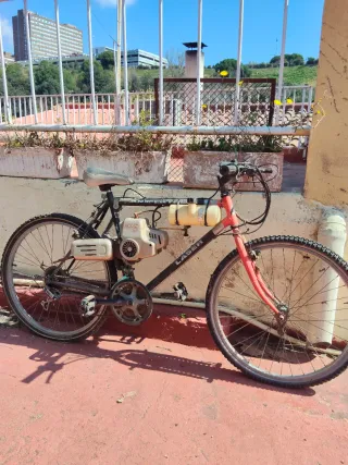 Bicicleta con motor de gasolina MX5