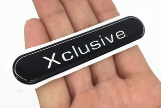 2x pegatina impermeable para coche emblema