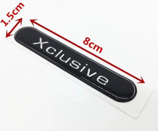 2x pegatina impermeable para coche emblema