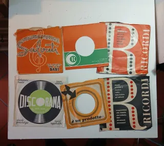 Lotto 6 Copertine Vinili 33 Giri Ricordi generiche