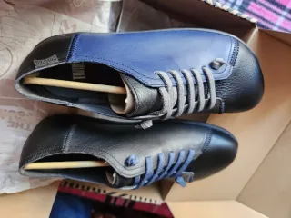 Zapatos Camper Peu Negro/Azul