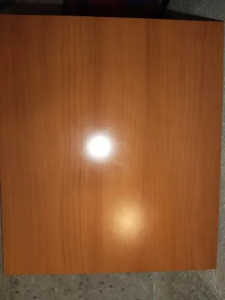 Mesita de noche madera y metal