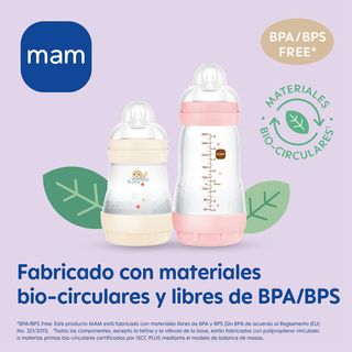 MAM Pack 2 Biberones Anticólicos, 2-4 Meses, 260ml