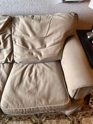 Sofá 3 plazas Ikea beige tela  Ahorra 239€