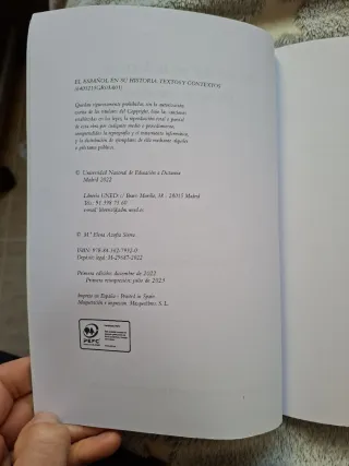 El español en su historia. Textos y contextos
