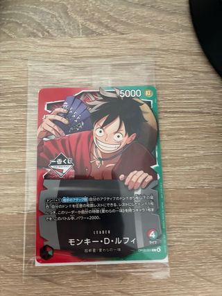 Carta One Piece Luffy Ichiban Kuji
