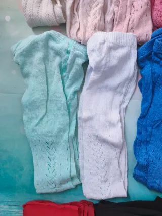 Lote leotardos perlé calados talla 4 + Regalo