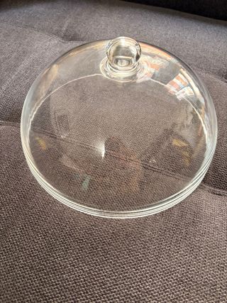 Tapa de cristal para tarta