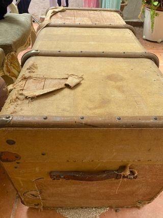Baúl antiguo para restaurar