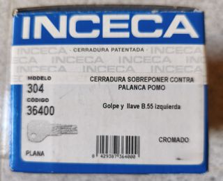 Cerradura seguridad INCECA Mod 304 G/LL IZQ