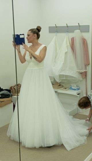 Abito da sposa ANGELA BIANCA Taglia 42