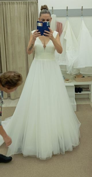 Abito da sposa ANGELA BIANCA Taglia 42