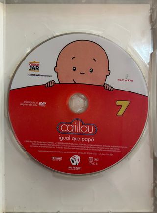 DVD Caillou