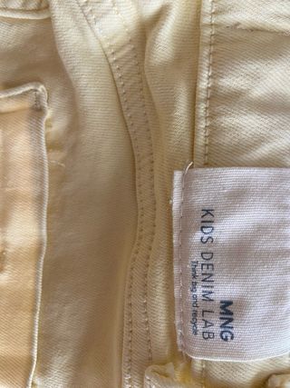 Vaquero amarillo niña flare de Mango kids