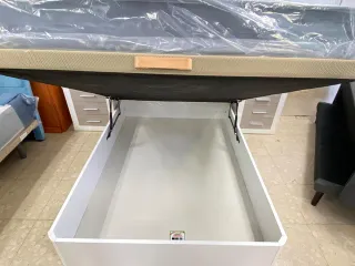 Canape abatible madera y tela