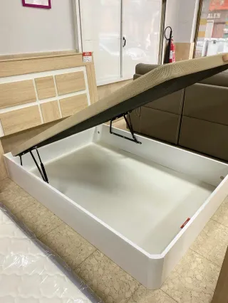 Canape abatible madera y tela