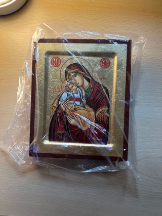 Cornice religiosa Madonna e Bambino