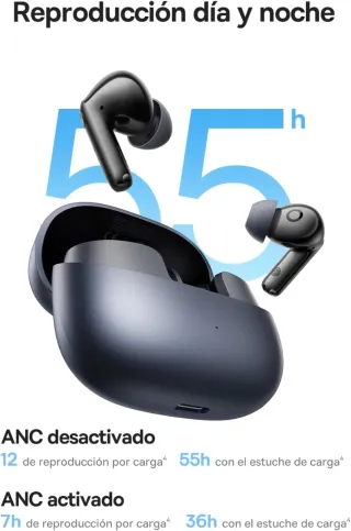 Auriculares Baseus EP10 Pro Bluetooth 6.0 ANC 55H