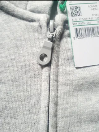 Felpa Benetton con cappuccio XL