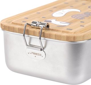 LÄSSIG fiambrera infantil de acero inoxidable y ba