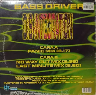 Bass Driver - Dismantlation